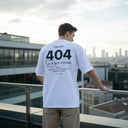 LOVE MISSING: 404 - OVERSIZE BEYAZ T-SHIRT - CLVB SAIN