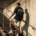 LOVE MISSING: 404 - OVERSIZE SİYAH T-SHIRT - CLVB SAIN