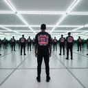 ART HAS NO LIMITS - OVERSIZE SİYAH T-SHIRT - CLVB SAIN