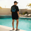 BLOOMMA - OVERSIZE SİYAH T-SHIRT - CLVB SAIN