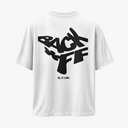BACK OFF - OVERSIZE BEYAZ T-SHIRT - CLVB SAIN