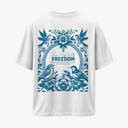BEYOND WINGS - OVERSIZE BEYAZ T-SHIRT