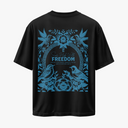 BEYOND WINGS - OVERSIZE SİYAH T-SHIRT