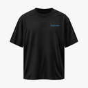 BEYOND WINGS - OVERSIZE SİYAH T-SHIRT