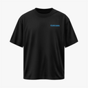 BLOOMMA - OVERSIZE SİYAH T-SHIRT - CLVB SAIN