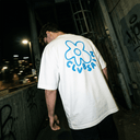 BLOOMMA - OVERSIZE BEYAZ T-SHIRT - CLVB SAIN