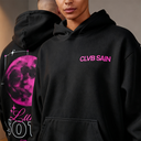 LUNAR SOUL - OVERSIZE SİYAH HOODIE