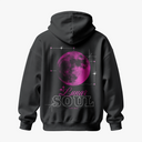 LUNAR SOUL - OVERSIZE SİYAH HOODIE