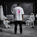 LUNAR SOUL - OVERSIZE BEYAZ T-SHIRT - CLVB SAIN