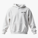 NOCTIFLORA - OVERSIZE BEYAZ HOODIE