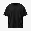 CHEER BEAR - OVERSIZE SİYAH T-SHIRT - CLVB SAIN