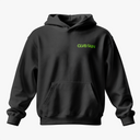 PLAY MORE - OVERSIZE SİYAH HOODIE